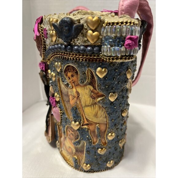 Mary Francis Embellished Mini Bag with Angel Motif - Picture 2 of 16